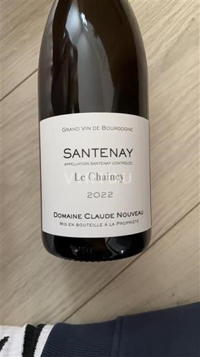 Borgogna Santenay Domaine Claude Nouveau Le Chainey 2022