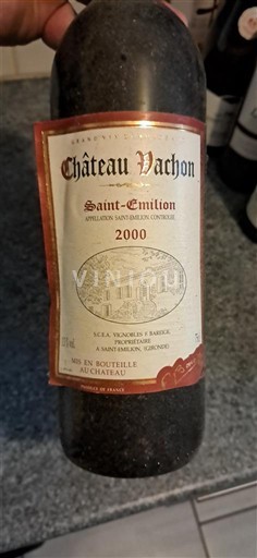 Bordeaux Saint-Émilion Château Vachon 2000