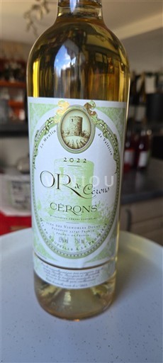 Bordeaux Cérons Château Cerons Or de Cerons 2022