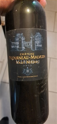 Bordeaux Haut-Médoc Château Picourneau-Malvezin 2013
