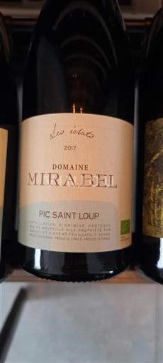 Linguadoca Pic Saint-Loup Domaine Mirabel Les éclats 2017