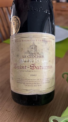 Languedoc Coteaux del Languedoc Le Clocher Saint-Saturnin 2002