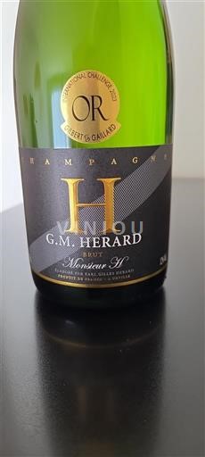 Champagne G.M. HÉRARD Monsieur H Ikke årgangsbestemt