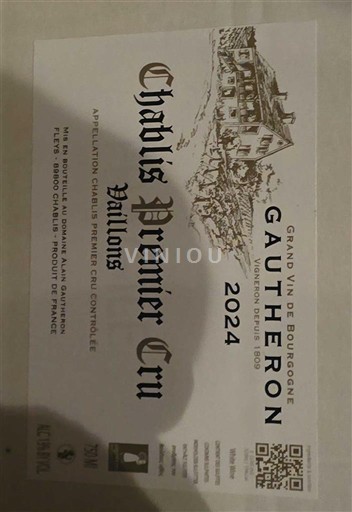 Borgogna Chablis Premier Cru Alain Gautheron Vaillons 2024