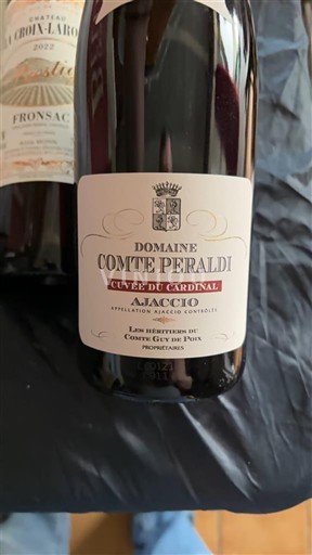 Corsica Ajaccio Domaine Comte Peraldi du Cardinal Non-Vintage