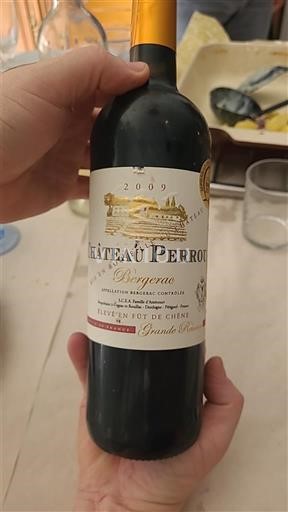 Sud-Ovest Bergerac Château Perrou Élevé en fût de chêne Grande Réserve 2009