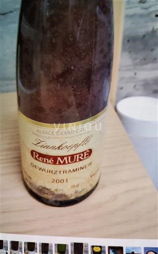 Elzas Gewurztraminer Grand Cru René Muré Zinnkoepflé 2001