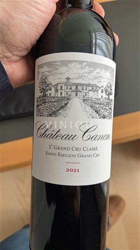 Bordeaux Saint-Émilion Grand Cru Premier Cru Château Canon 2021