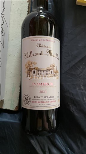 Bordeaux Pomerol Château Thieuleaud-Maillet 2023