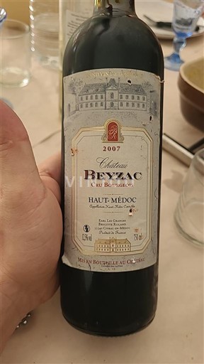 Bordeaux Haut-Médoc Château Beyzac 2007
