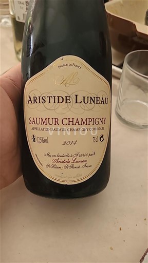 Thung lũng sông Loire Saumur-champigny Aristide Luneau 2014