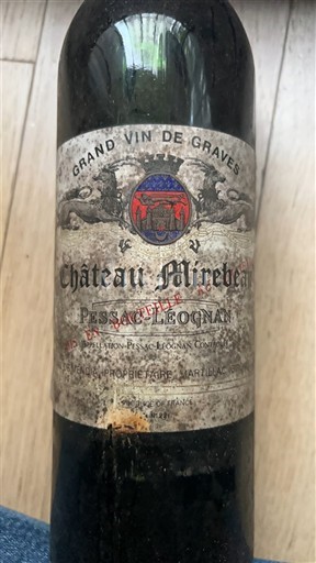 Bordeaux Pessac-Léognan Château Mirebeau 1989