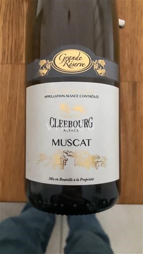 Alsace Muscat Cleebourg Grande Réserve 2022