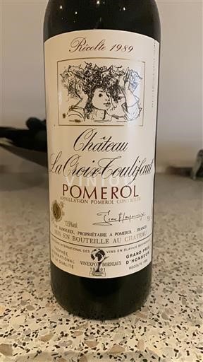 Bordeaux Pomerol Château La Croix-Coulifaud 1989