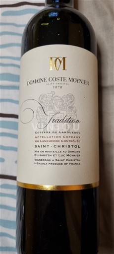 Languedoc Coteaux du Languedoc Domaine Coste Moynier Tradition 2015
