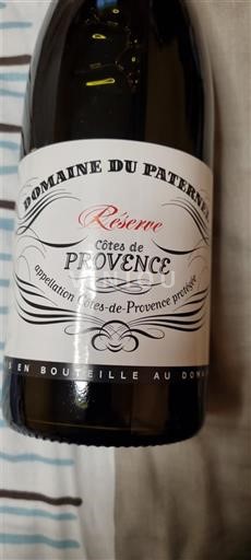 Provence Côtes-de-Provence Domaine Paternel Réserve 2020