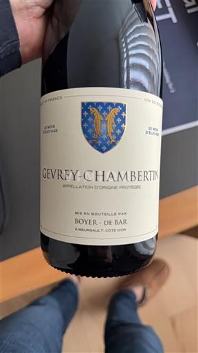 Burgundija Gevrey-chambertin Boyer de Bar 2021