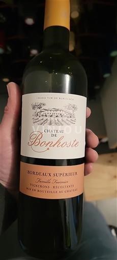 Bordoja Bordeaux Supérieur Château Bonhoste 2023