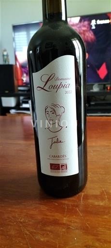 Languedoc Cabardès Domaine Loupia Julie 2022