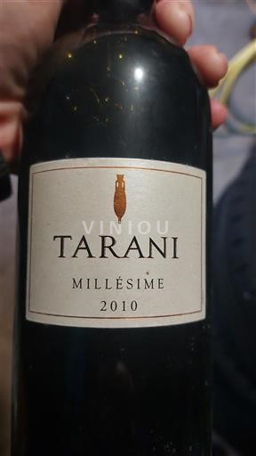 Sudoeste Comté tolosano Tarani Millésime 2010