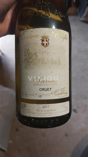 Savoie og Bugey Savoie-vin Domaine L'Aygille Crutier 2017