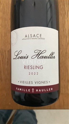 Alsace Riesling Louis Hauller Vieilles Vignes 2022