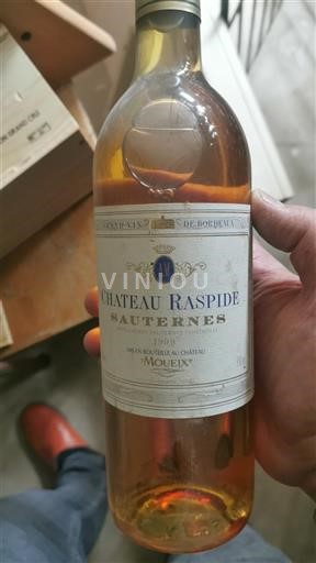 Bordeaux Sauternes Château Raspide 1990
