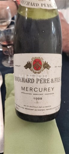 Borgogna Mercurey Bouchard Père & Fils 1989