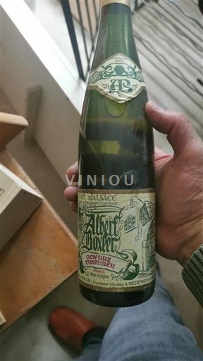Elzas Gewurztraminer Albert Boxler 2001