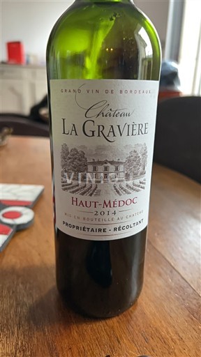 Bordeaux Haut-Médoc Château La Gravière 2014