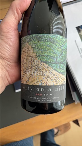Région côtière Swartland City on a Hill Red 2019