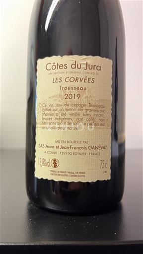 Jura Côtes-du-jura Anne et Jean-François Ganevat Les Corvées 2019