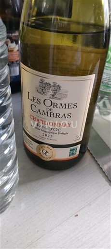 Languedoc y Rosellón País de Oc Les Ormes de Cambras Chardonnay 2025