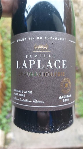 Sydvestfrankrig Madiran Château Aydie Famille Laplace 2016