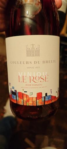 Loire Valley Rosé d'Anjou Couleurs du Breuil Le Rosé Non-Vintage