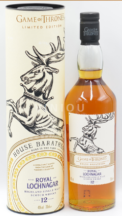 Viski Single Malt Whisky Game Of Thrones Whisky Baratheon  Royal Lochnagar  Škotska Highlands
