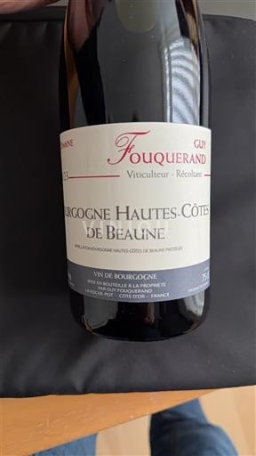 Бургундія Не вказано Guy Fouquerand 2023