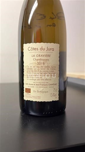 Jura Côtes-du-jura Anne et Jean-François Ganevat La Gravière 2018