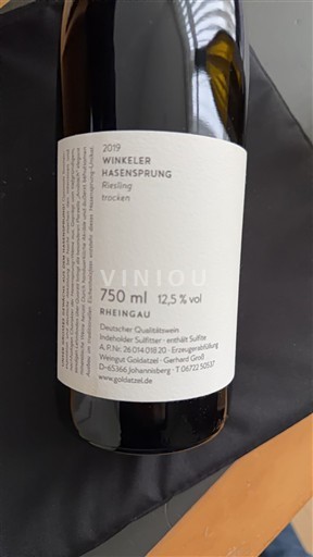 Rheingau Weingut Goldatzel Winkeler Hasensprung 2019