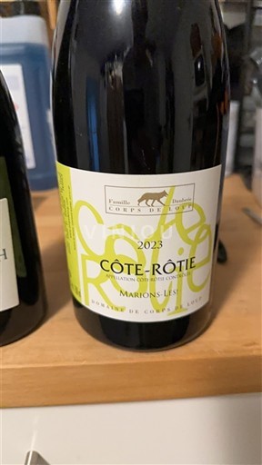 Vallée du Rhône Côte-rôtie Domaine Corps de Loup Marions-les 2023
