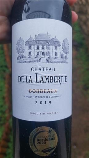 Bordeaux Château La Lambertie 2019