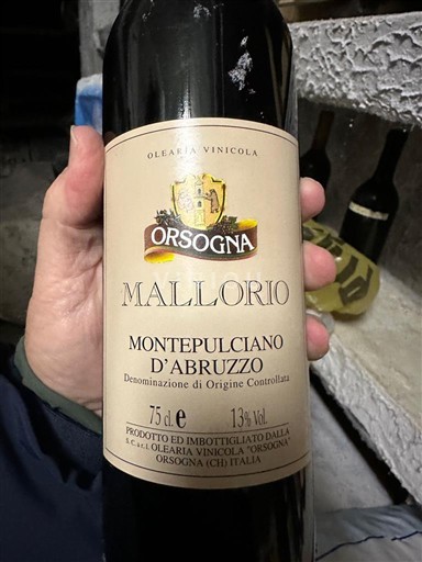 Abruzzen Montepulciano d'Abruzzo Orsogna Mallorio Niet-geïntegreerd