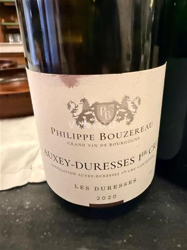 Borgogna Auxey-Duresses Premier Cru Philippe Bouzereau Les Duresses 2020