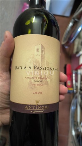 Tuscany Chianti Classico Antinori Badia a Passignano Riserva 2006