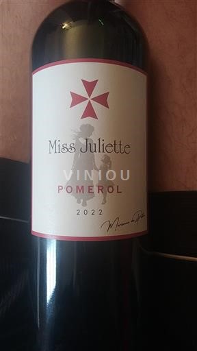 Burdeos Pomerol Miss Juliette 2022