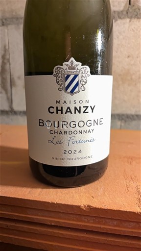 Vin Blanc sec Les Fortunés Maison Chanzy 2024 France Bourgogne AOC