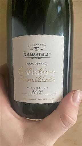 Champagne G.H. Martel & Co Collection Familiale 2002