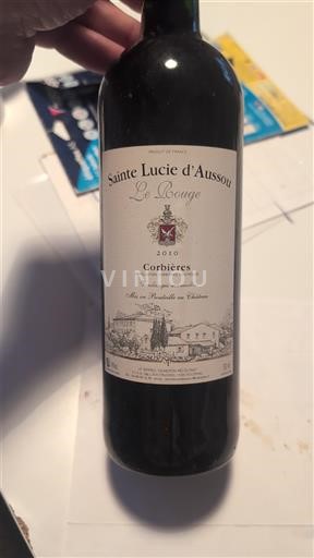 Languedoc Corbières Sainte Lucie d'Aussou Le Rouge 2010