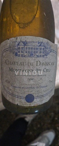 Borgogna Montagny Premier Cru Château Davayé 1994