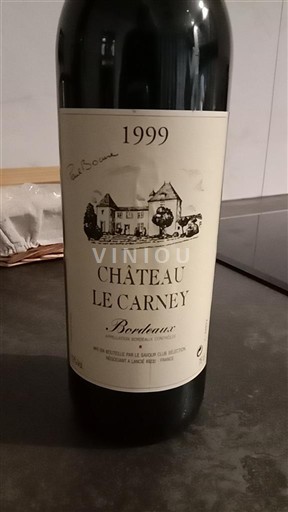 Bordeaux Château Le Carney 1999